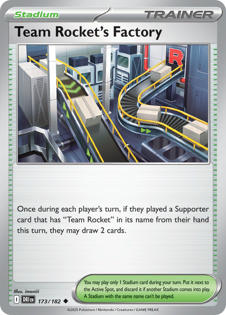 Team Rocket's Factory — SV10: Destined Rivals #173/182
