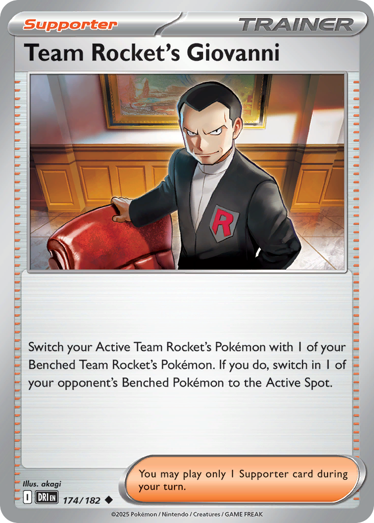 Team Rocket's Giovanni — SV10: Destined Rivals #174/182
