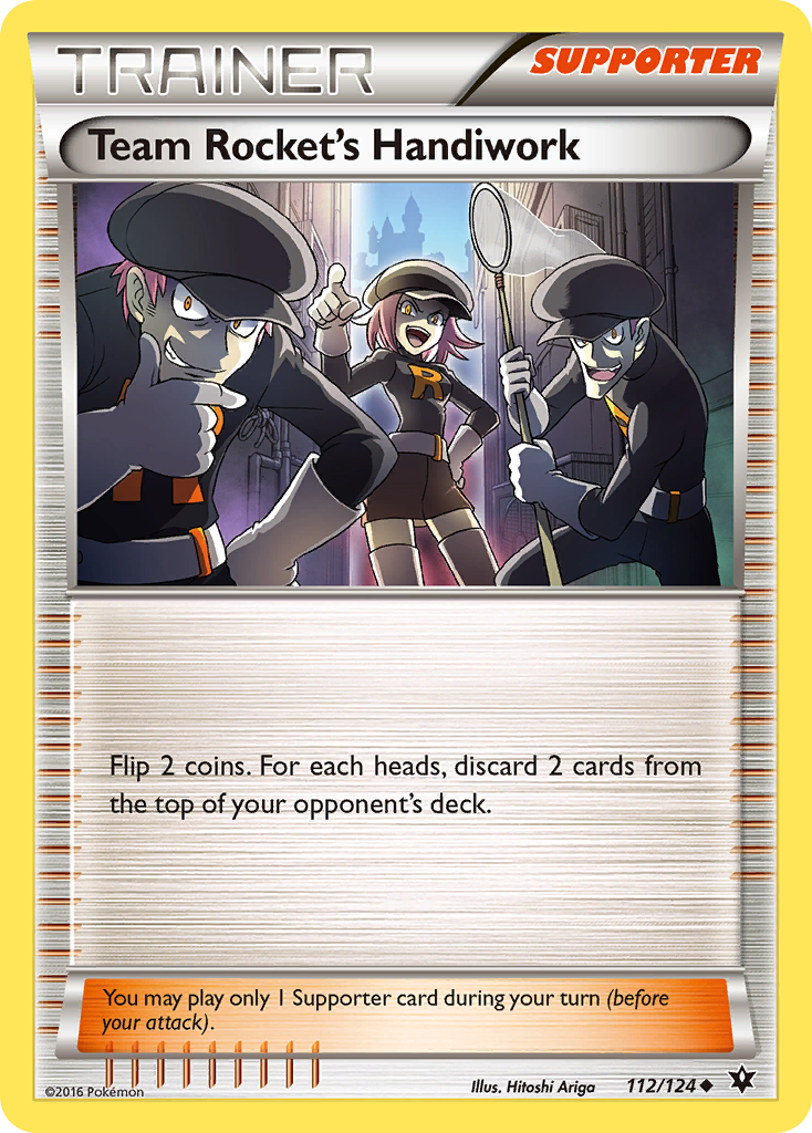 Team Rocket's Handiwork — XY - Fates Collide #112/124