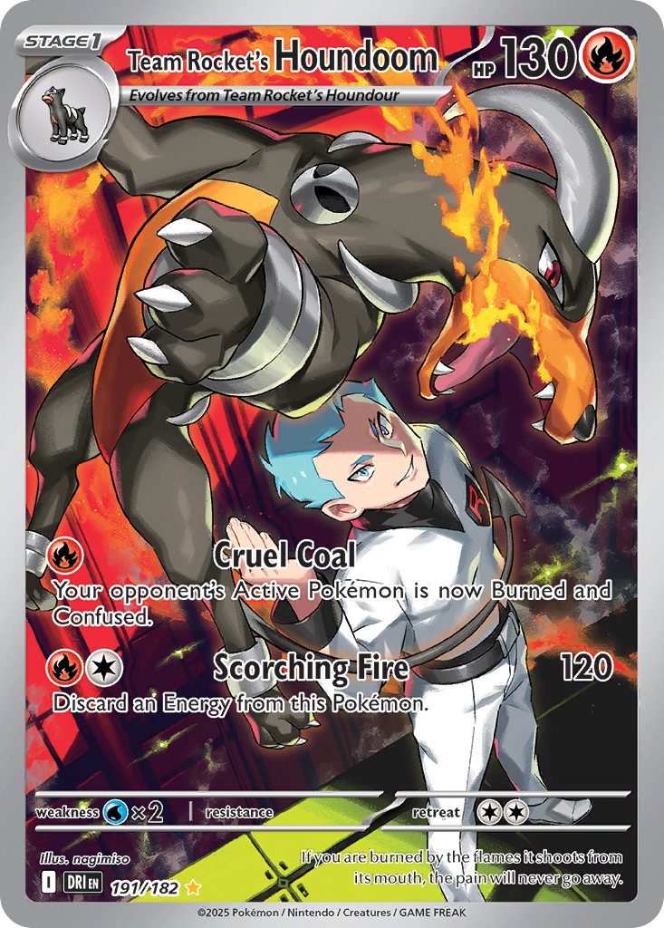 Team Rocket's Houndoom — SV10: Destined Rivals #191/182