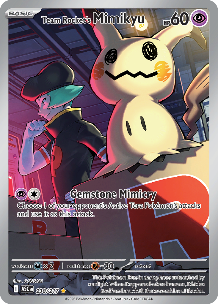 Team Rocket's Mimikyu — ME: Ascended Heroes #238/217