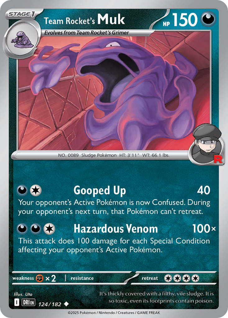 Team Rocket's Muk — SV10: Destined Rivals #124/182