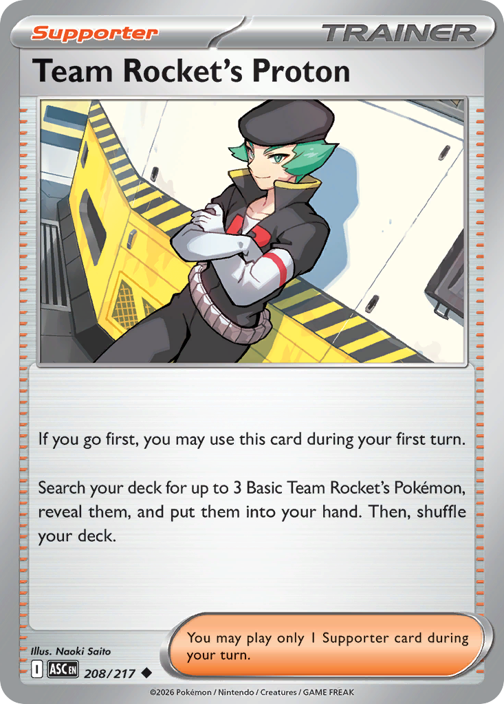 Team Rocket's Proton — ME: Ascended Heroes #208/217