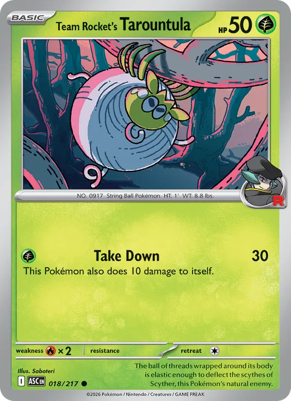 Team Rocket's Tarountula (Team Rocket)