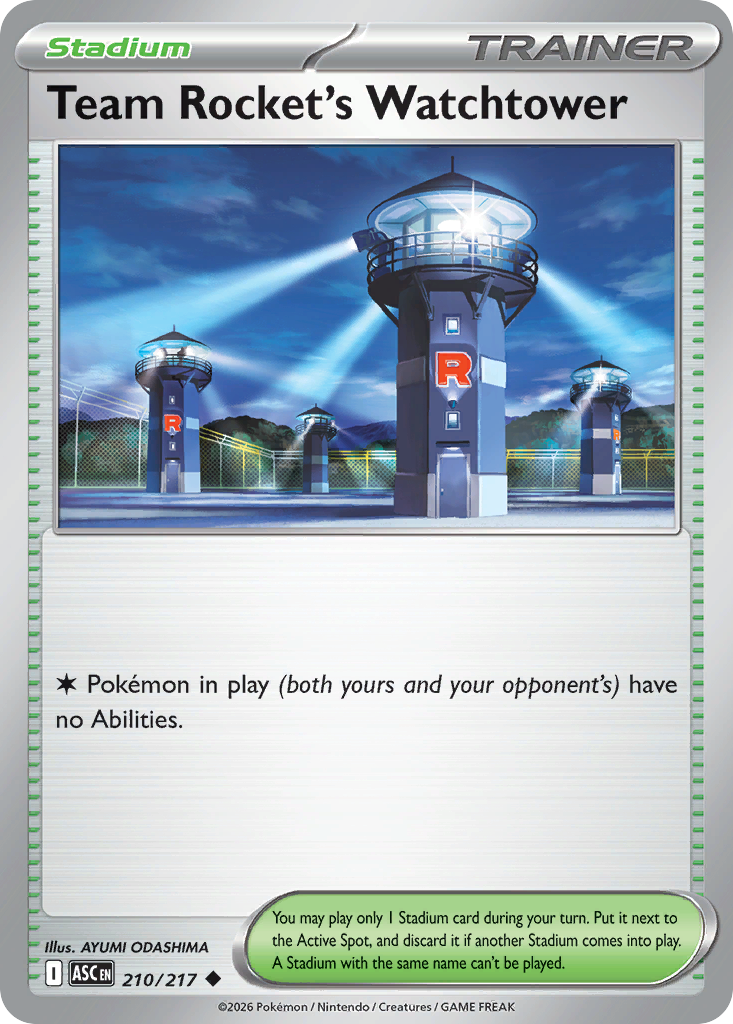 Team Rocket's Watchtower — ME: Ascended Heroes #210/217