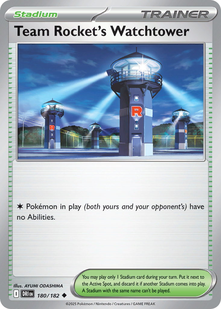 Team Rocket's Watchtower — SV10: Destined Rivals #180/182