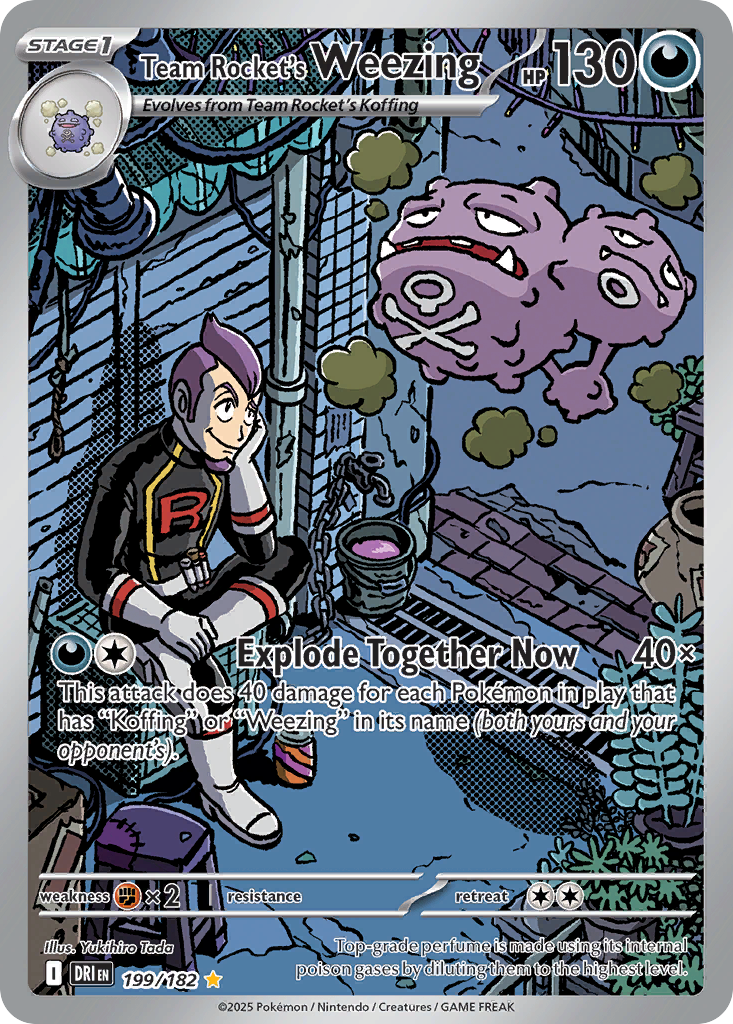 Team Rocket's Weezing — SV10: Destined Rivals #199/182