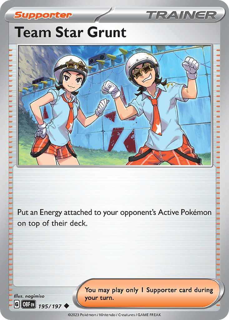 Team Star Grunt — SV03: Obsidian Flames #195/197