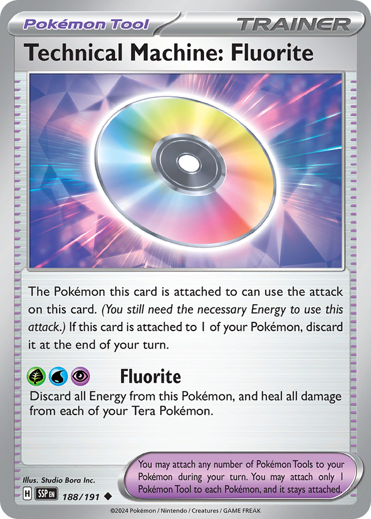 Technical Machine: Fluorite — SV08: Surging Sparks #188/191