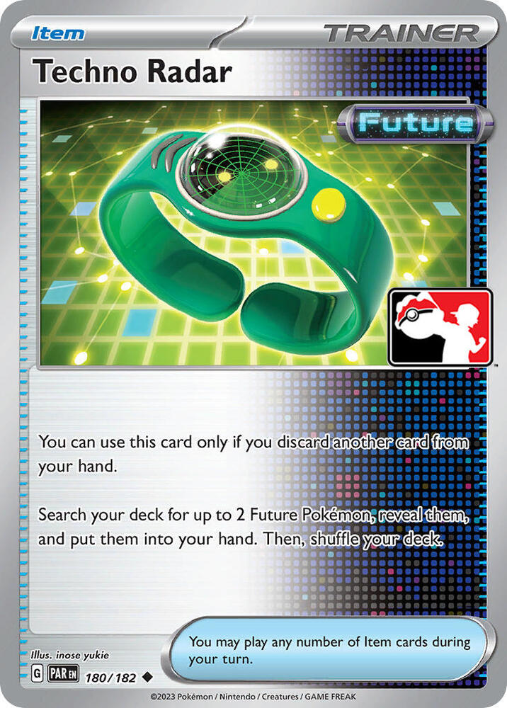 Techno Radar — Prize Pack Series Cards #180/182