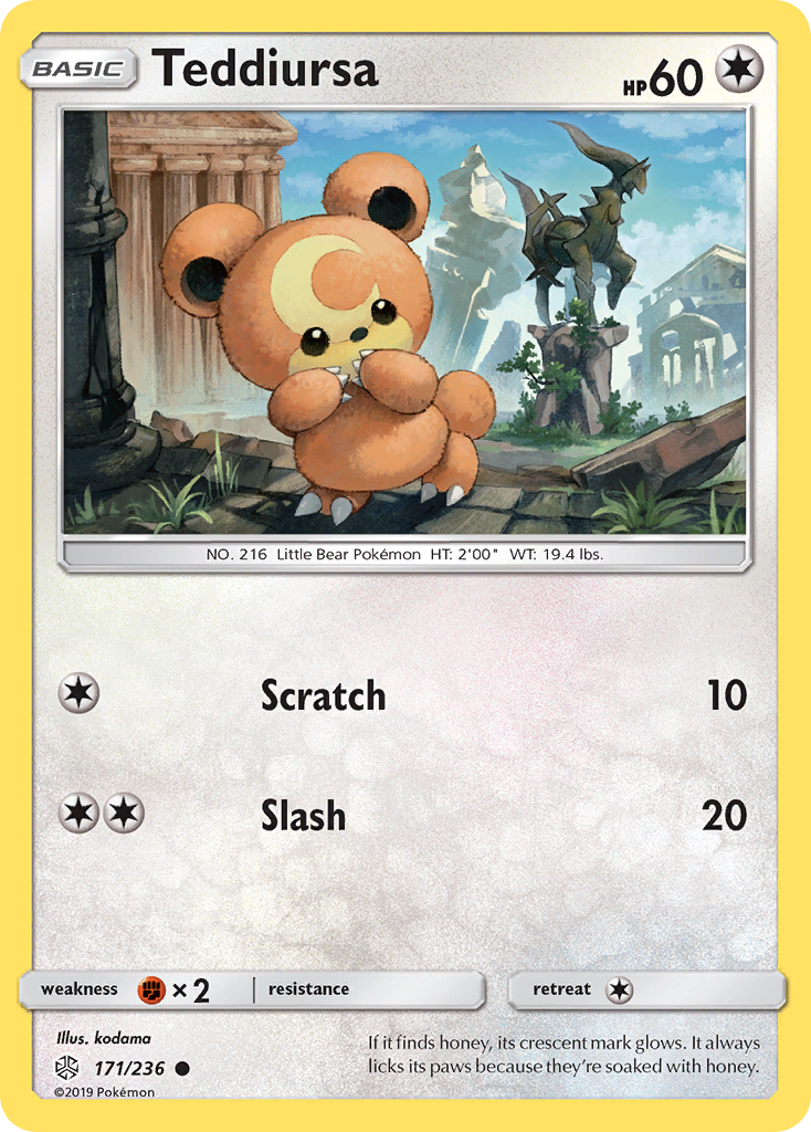 Teddiursa — SM - Cosmic Eclipse #171/236