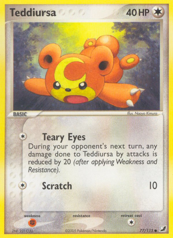 Teddiursa — Unseen Forces #77/115