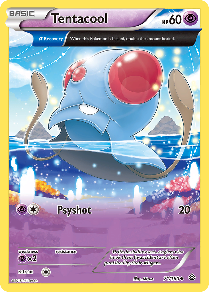 Tentacool (Alpha) — XY - Primal Clash #71/160
