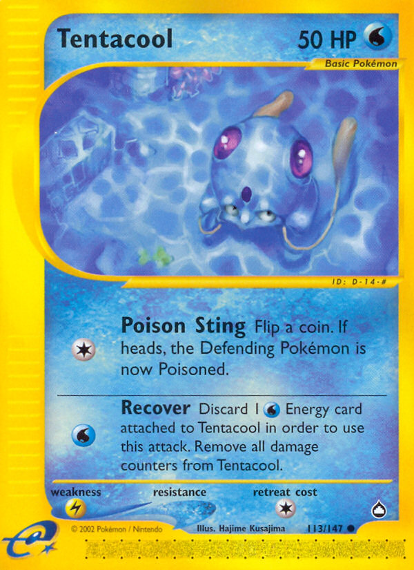 Tentacool — Aquapolis #113/147