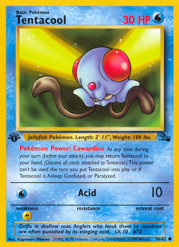Tentacool — Fossil #56/62