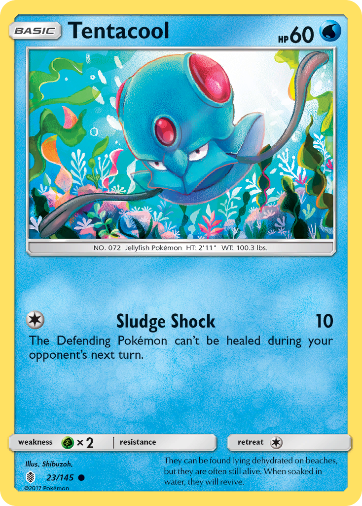 Tentacool — SM - Guardians Rising #23/145