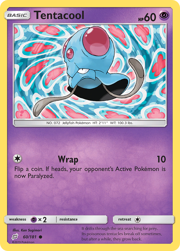 Tentacool — SM - Team Up #60/181