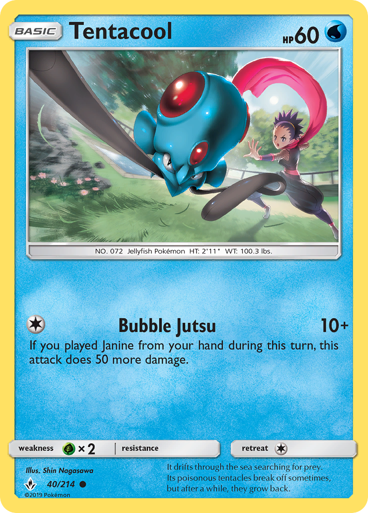 Tentacool — SM - Unbroken Bonds #40/214