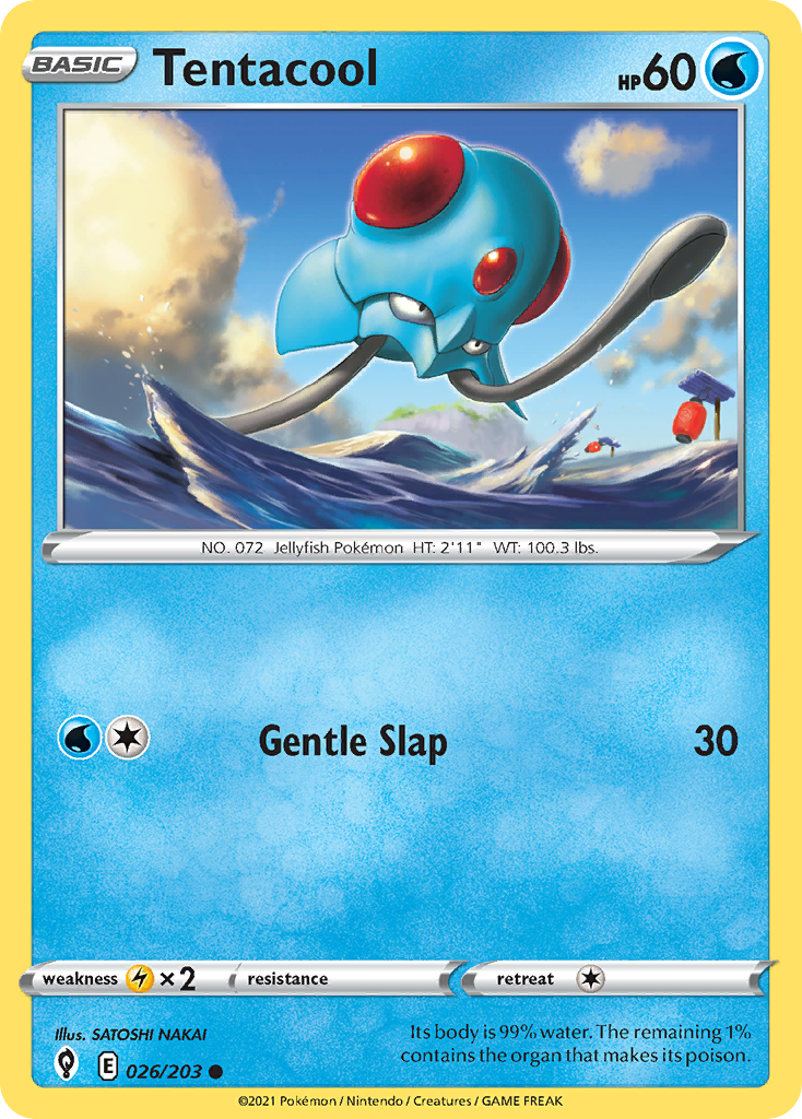 Tentacool — SWSH07: Evolving Skies #026/203