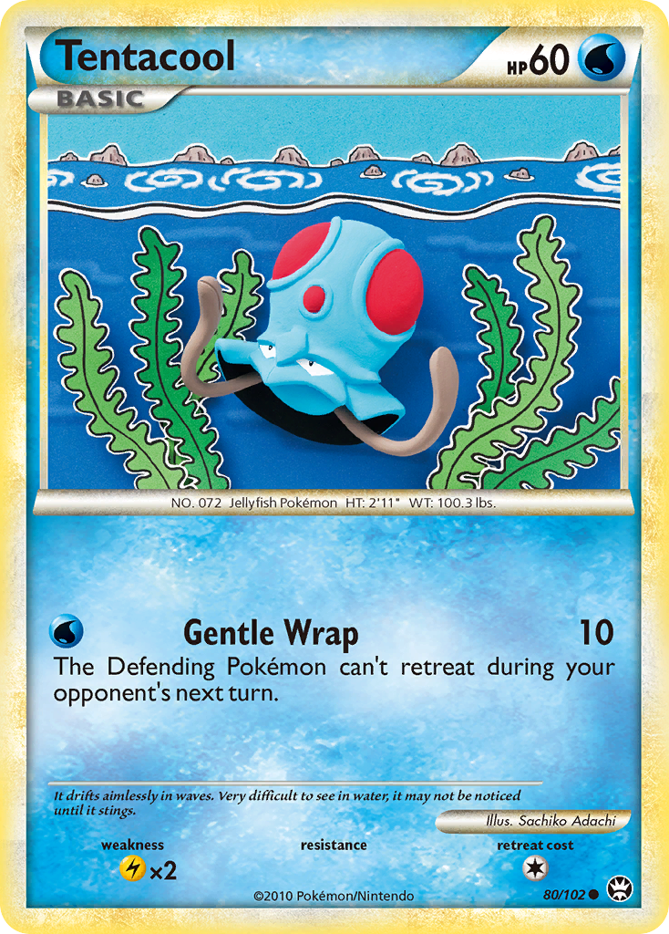 Tentacool — Triumphant #80/102