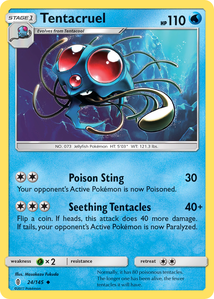 Tentacruel — SM - Guardians Rising #24/145