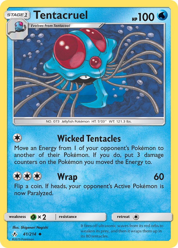 Tentacruel — SM - Unbroken Bonds #41/214