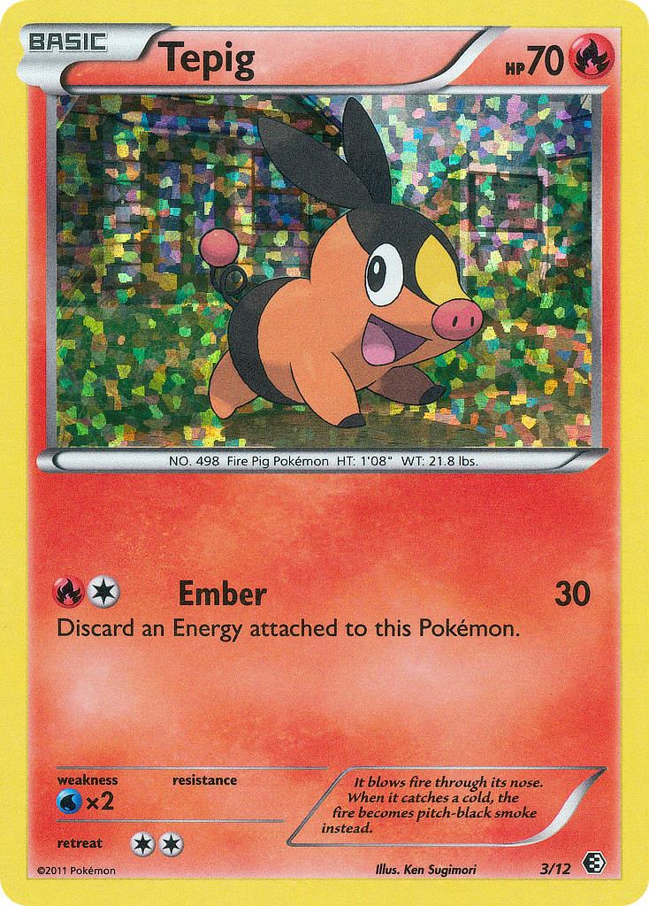 Tepig — McDonald's Promos 2011 #003/012