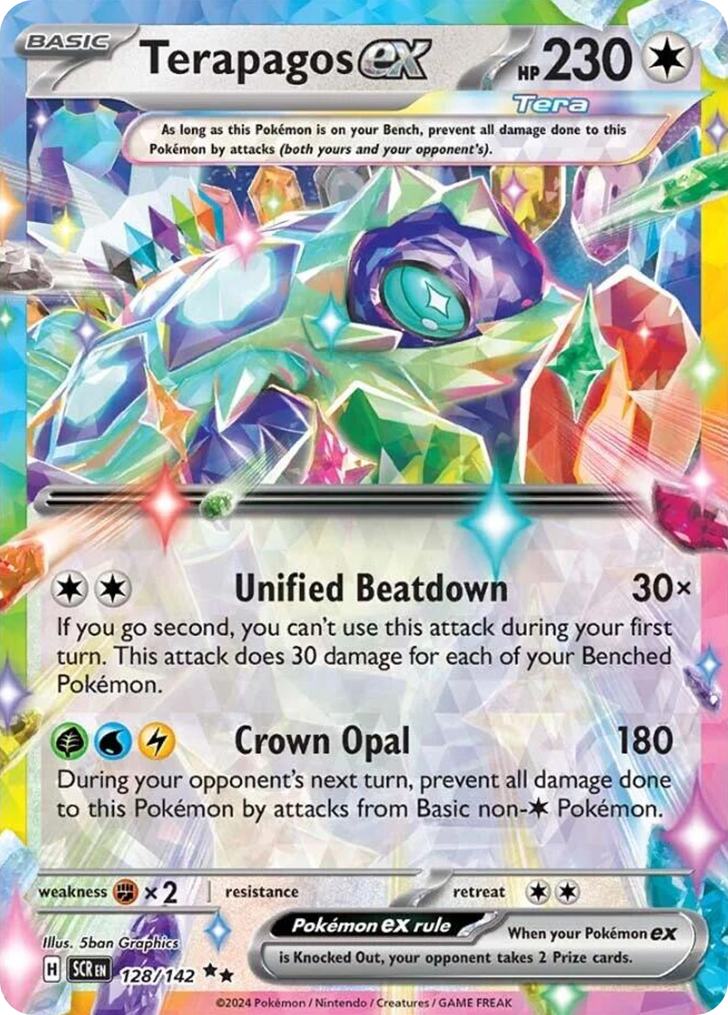 Terapagos ex — Prize Pack Series Cards #128/142