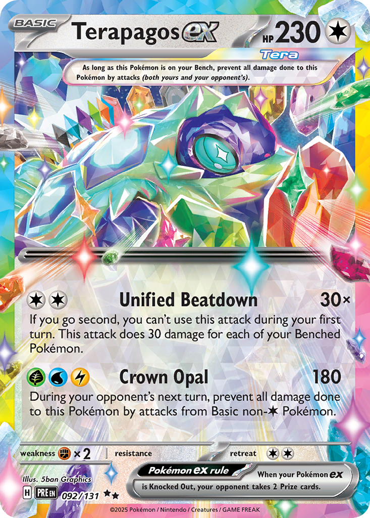 Terapagos ex — SV: Prismatic Evolutions #092/131