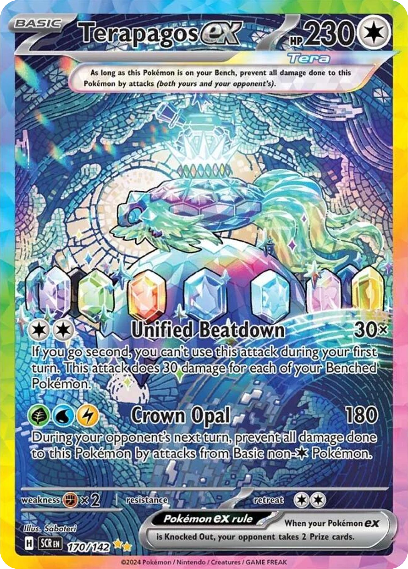Terapagos ex — SV07: Stellar Crown #170/142