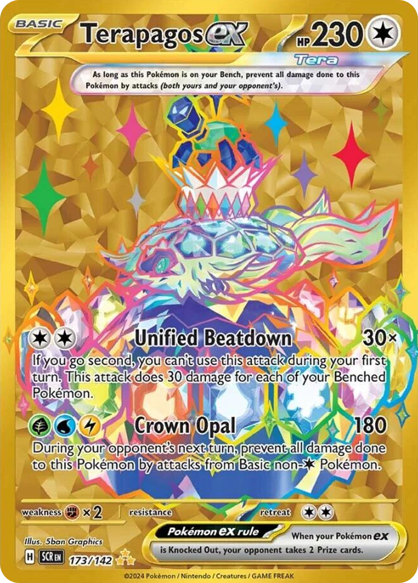 Terapagos ex — SV07: Stellar Crown #173/142