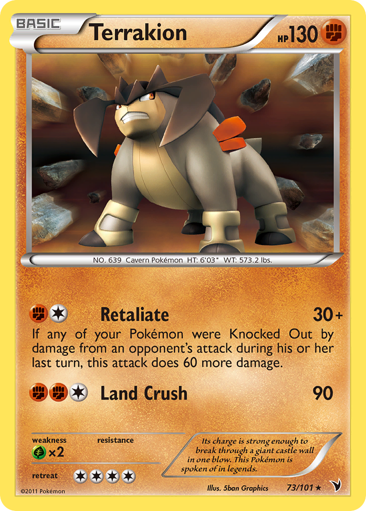 Terrakion — Noble Victories #73/101