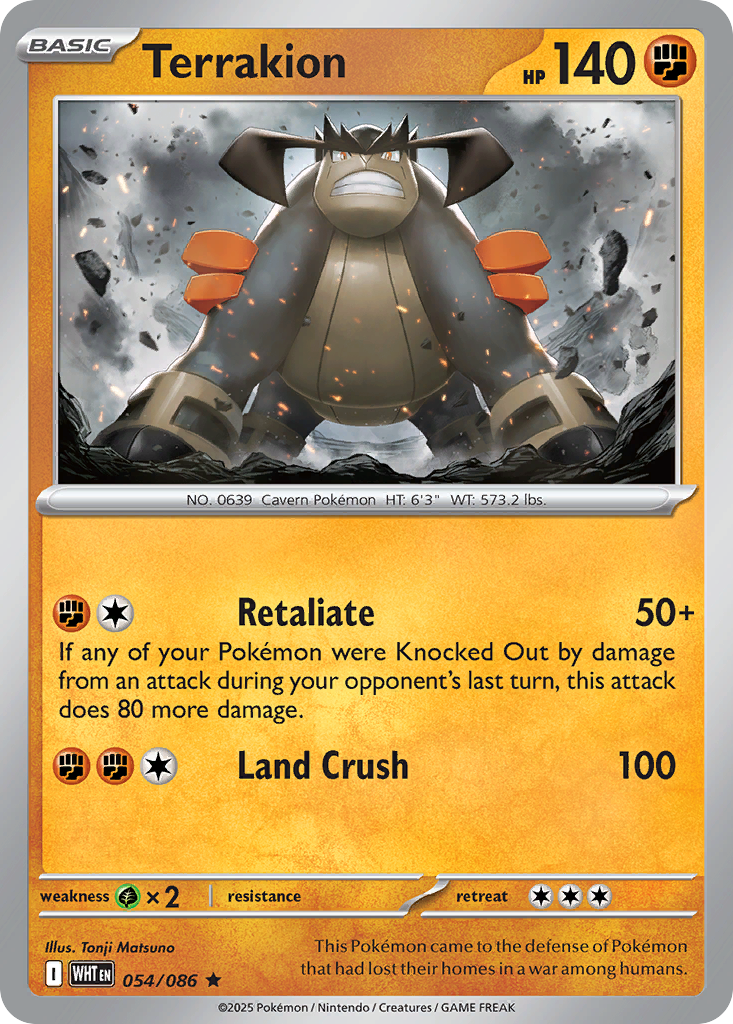 Terrakion — SV: White Flare #054/086