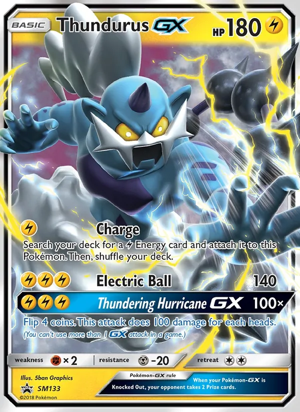 Thundurus GX — SM Promos #SM133