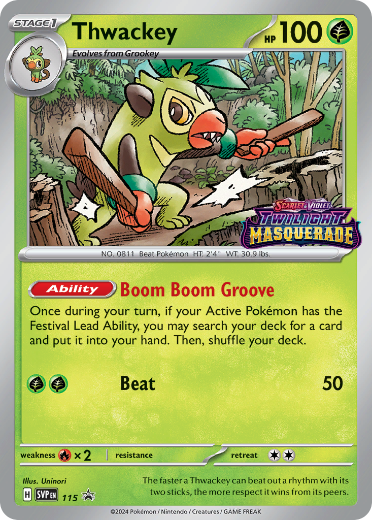 Thwackey — SV: Scarlet & Violet Promo Cards #115