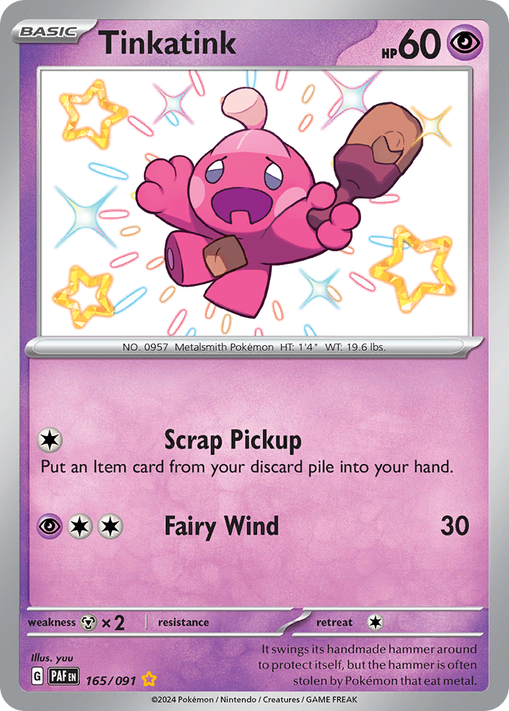 Tinkatink — SV: Paldean Fates #165/091