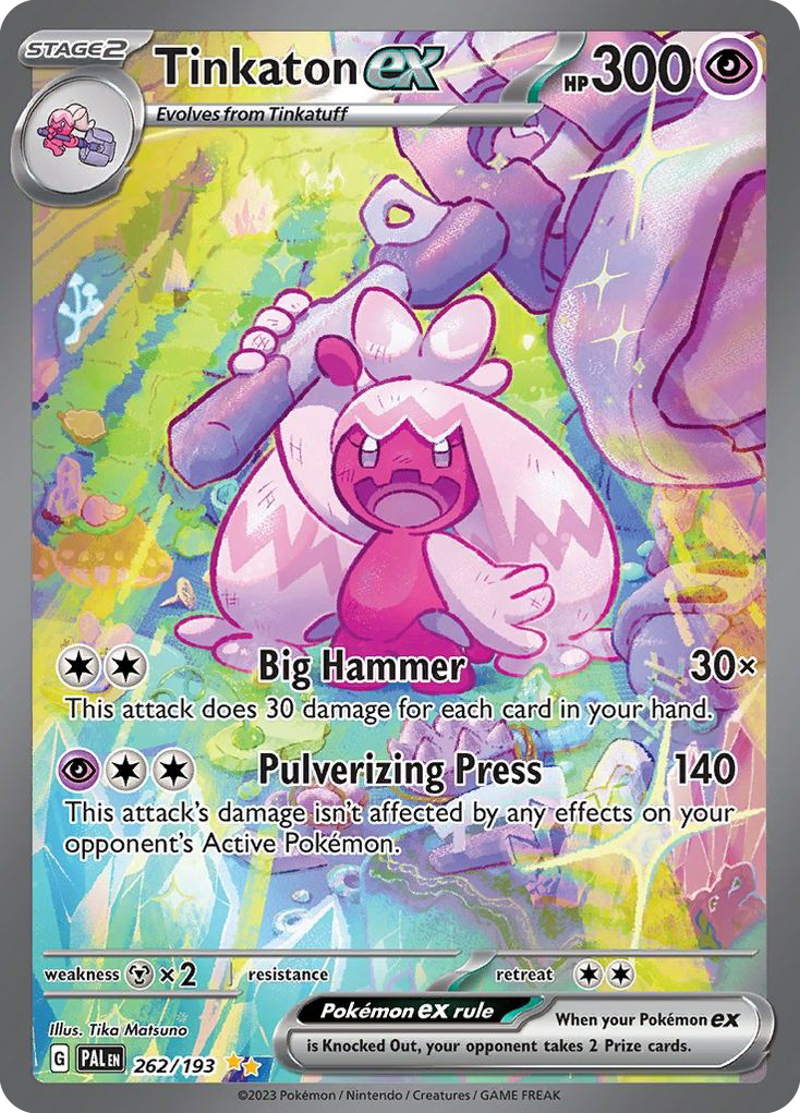 Tinkaton ex — SV02: Paldea Evolved #262/193