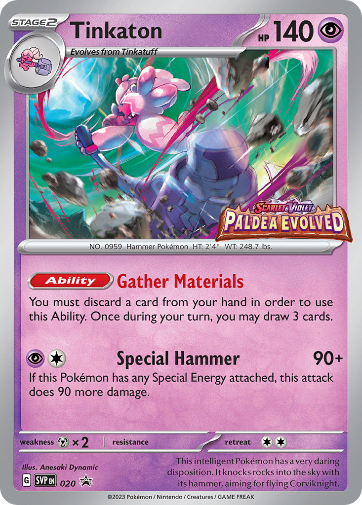 Tinkaton — SV: Scarlet & Violet Promo Cards #020