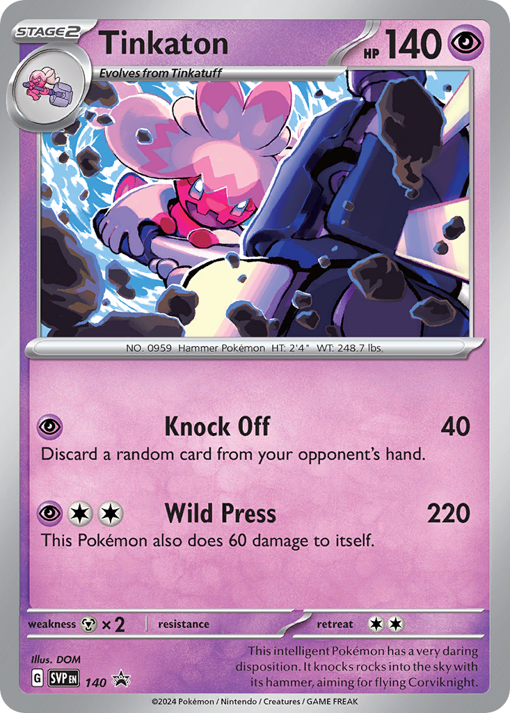 Tinkaton — SV: Scarlet & Violet Promo Cards #140