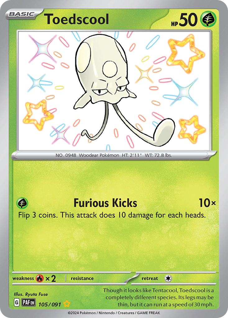 Toedscool — SV: Paldean Fates #105/091