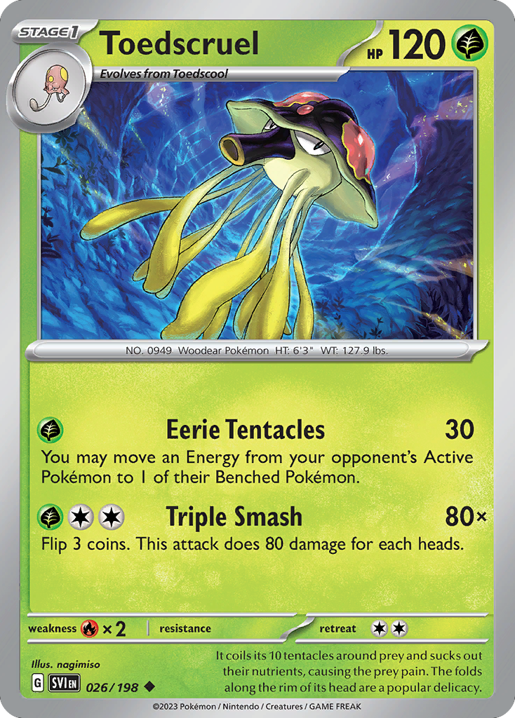 Toedscruel — SV01: Scarlet & Violet Base Set #026/198