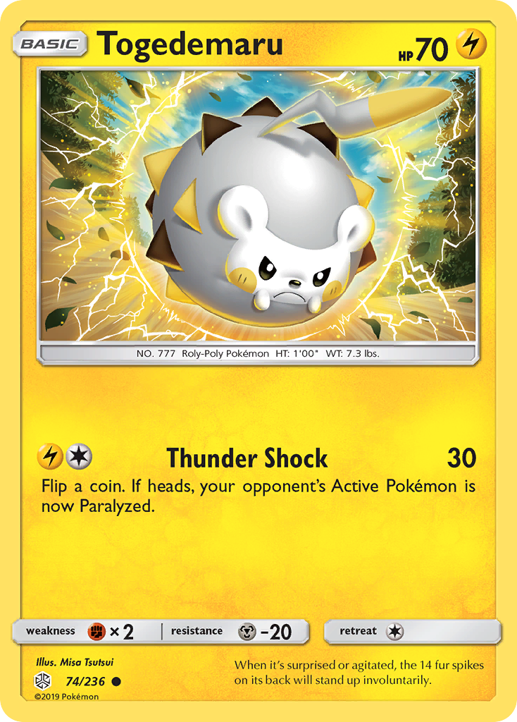 Togedemaru — SM - Cosmic Eclipse #74/236