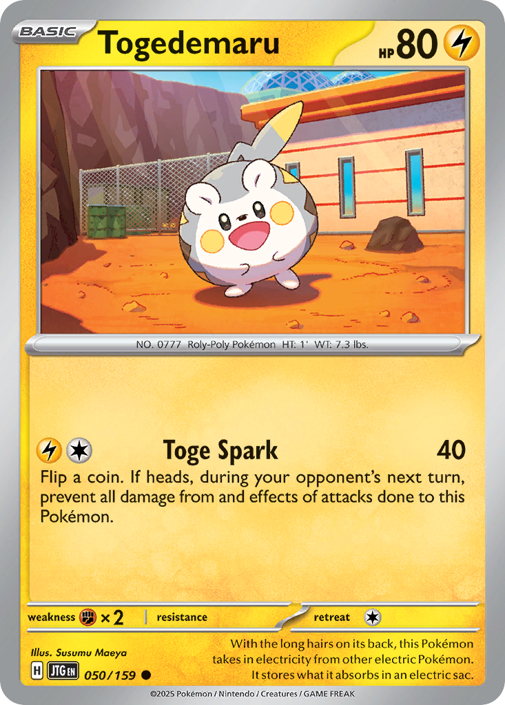 Togedemaru — SV09: Journey Together #050/159