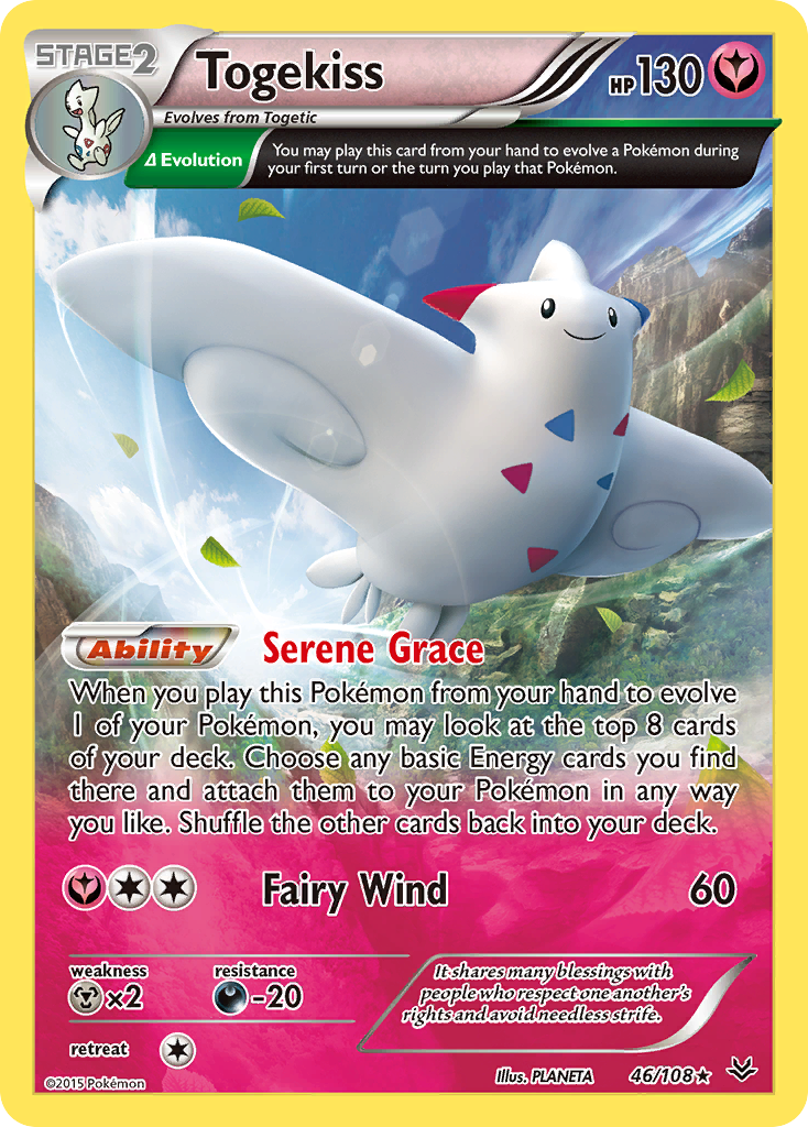 Togekiss (46 Delta) — XY - Roaring Skies #46/108