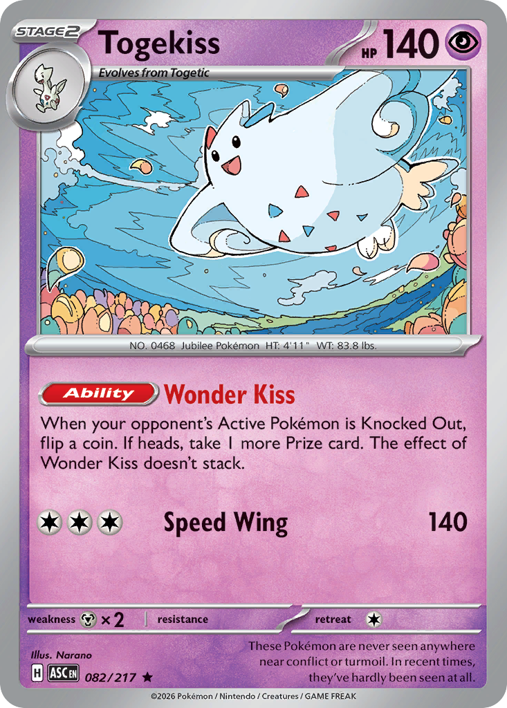 Togekiss — ME: Ascended Heroes #082/217