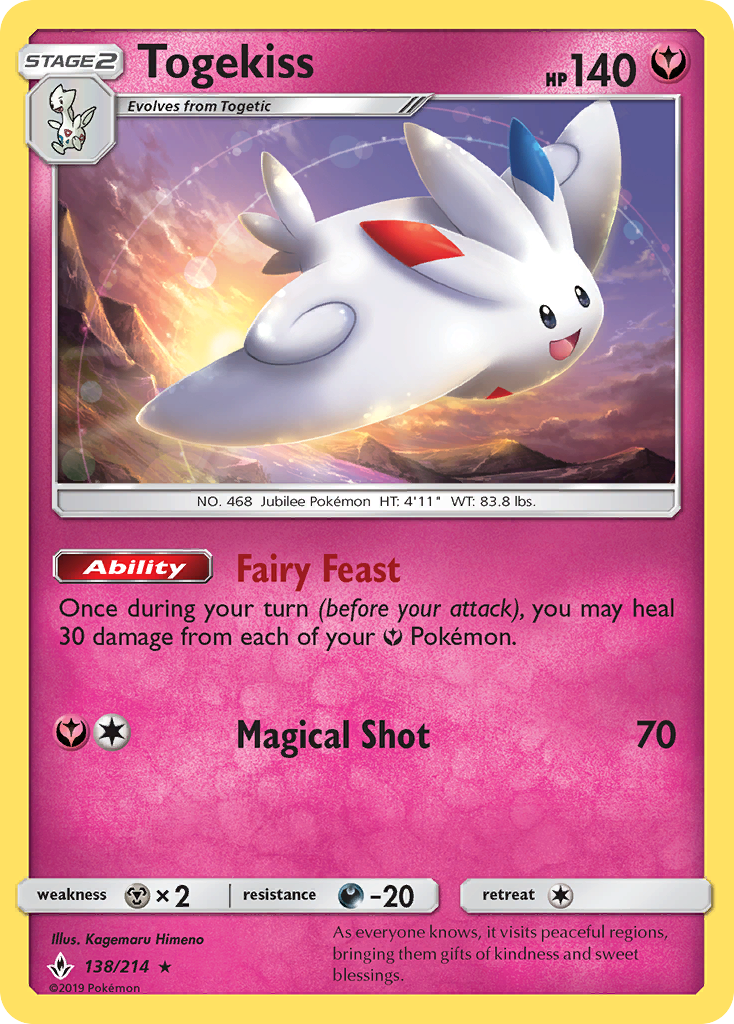 Togekiss — SM - Unbroken Bonds #138/214