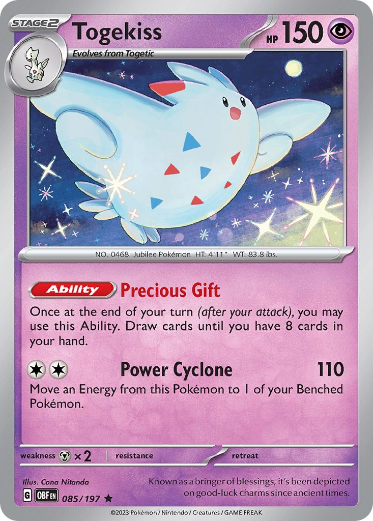 Togekiss — SV03: Obsidian Flames #085/197
