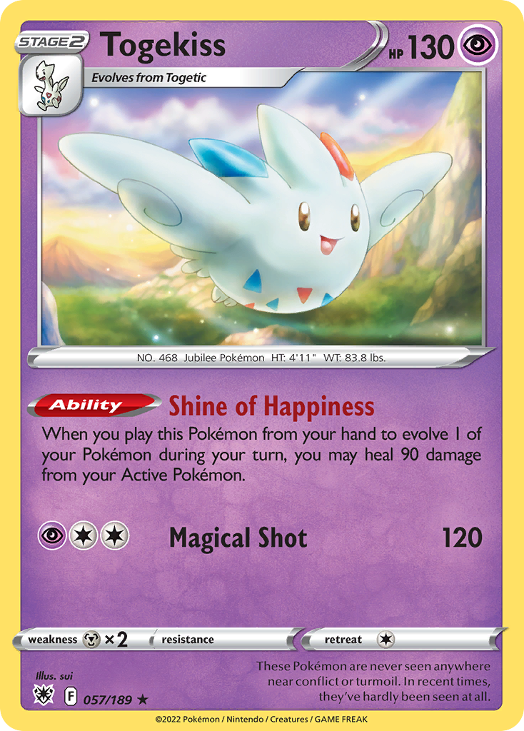 Togekiss — SWSH10: Astral Radiance #057/189