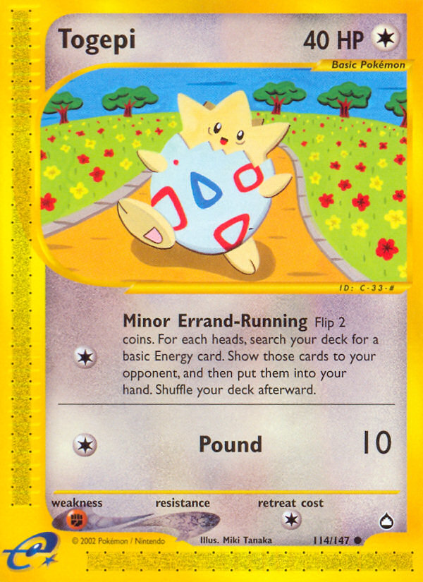 Togepi — Aquapolis #114/147