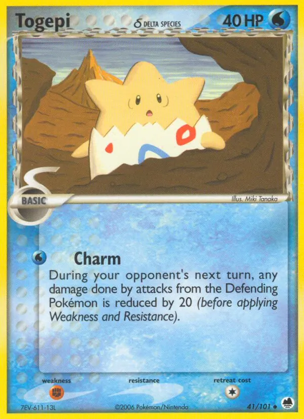 Togepi (Delta Species) — Dragon Frontiers #41/101